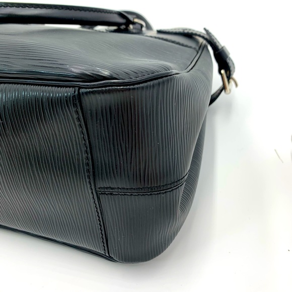 Auth Louis Vuitton Black Epi Leather Passy Tote Bag Preloved Purse Ex++ - Picture 5 of 15